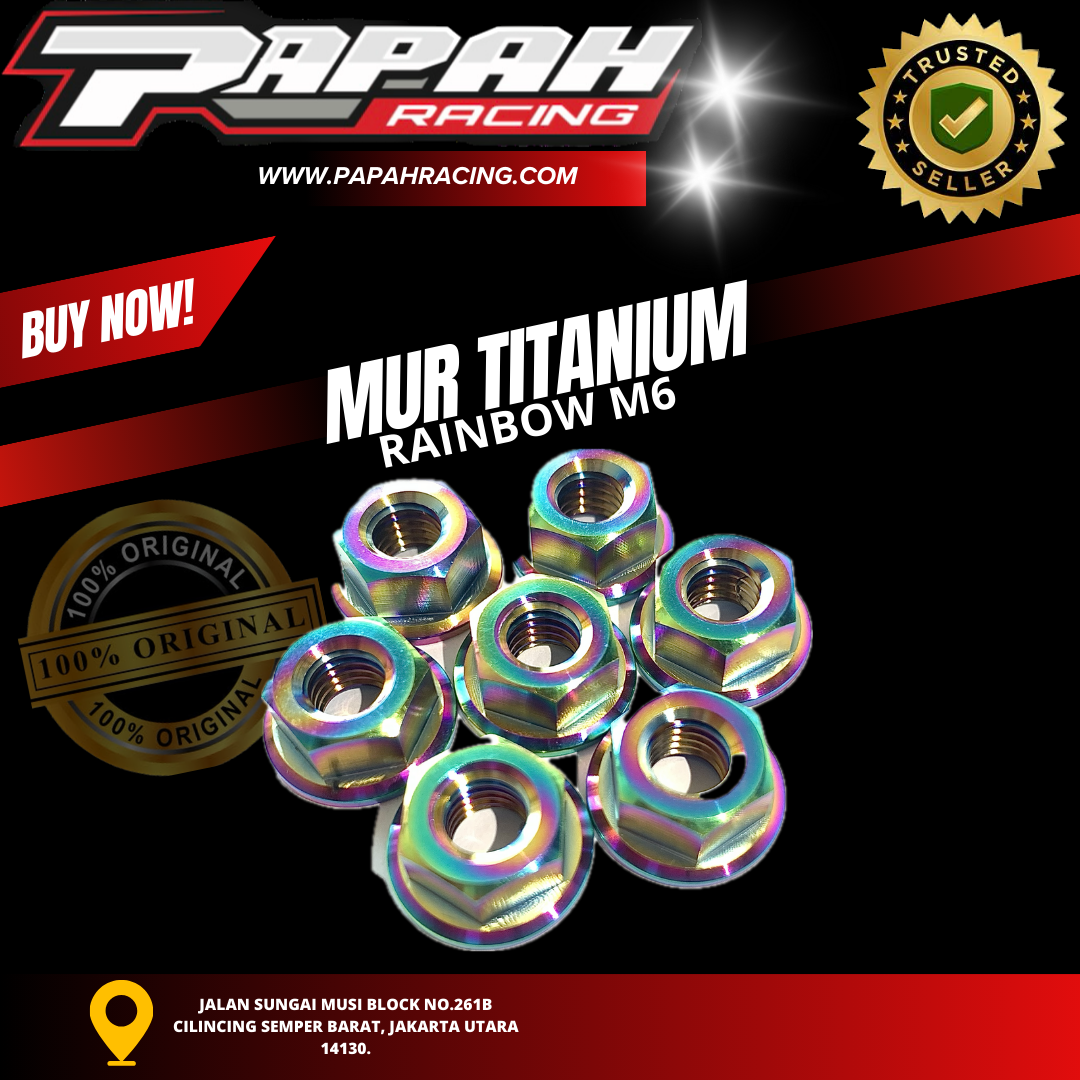MUR TITANIUM RAINBOW M6